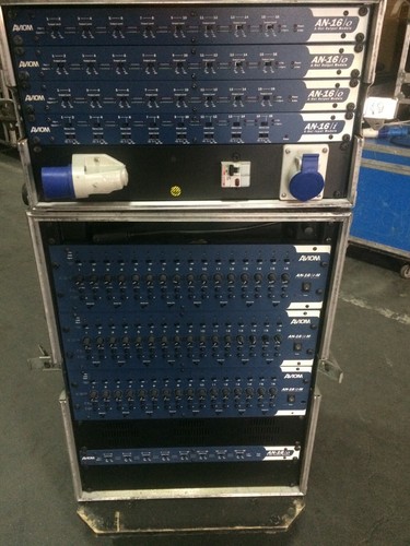Stagebox 64ch con aviom net - 64ch, a-net