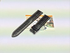 Cinturino coccodrillo nero per Eberhard Tazio Nuvolari 31036