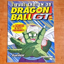 Fascicolo #24 JUNIOR Schede I Tuoi Eroi In 3D DRAGON BALL GT De Agostini 2001  