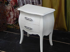 COMODINO IN LEGNO BOMBATO