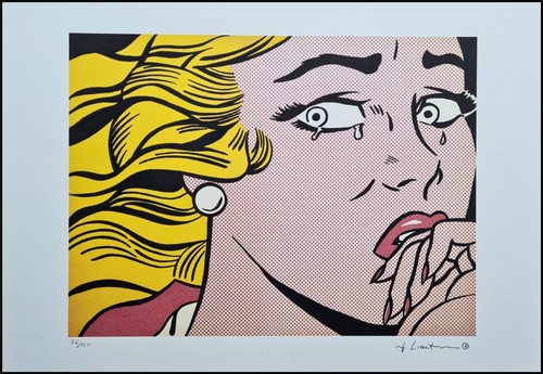 Roy lichtenstein crying girl - roy,