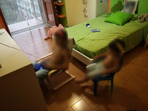 Cameretta bambino con armadio