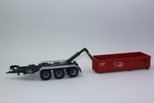Wiking 077826 RAMPA SOLLEVATORE A GANCIO THL 30L + ROLLCONTAINER 1:32 NUOVO in confezione originale