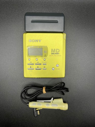 Sony r55 yellow minidisc md - sony,