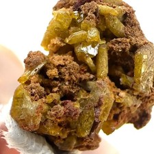 Cristalli legrandite giallo - cristalli,