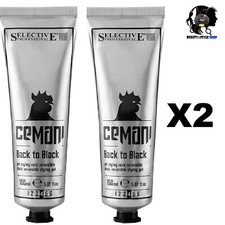 SELECTIVE PROFESSIONAL CEMANI BACK TO BLACK 2X150ML GEL NERO REVERSIBILE STYLING