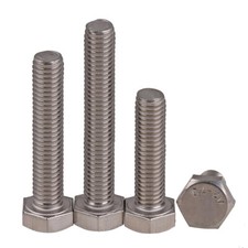 Bulloni a testa esagonale passo fine M12 (1,0/1,25/1,5 mm) set viti acciaio inox 