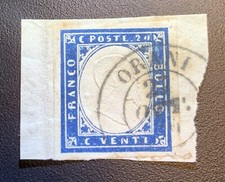 Sardegna 20 Cent Annullo ORANI
