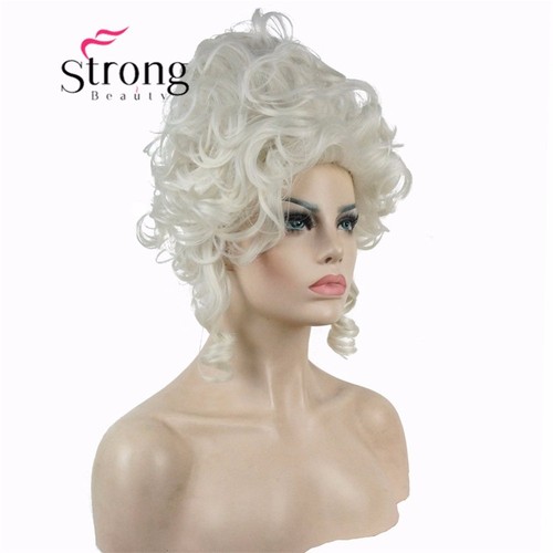 Strongbeauty parrucca bianca - parrucca,