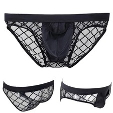 Slip intimo uomo con rete a