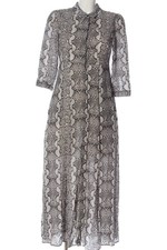 ZARA WOMAN Abito blusa camicia Donna Abito Taglia IT 36 grigio chiaro