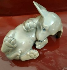 Royal Copenhagen cucciolo di  cane bassotto  cm 12 x 6