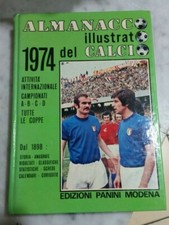 VINTAGE ALMANACCO EDIZIONE PANINI MODENA DEL 1974