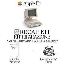 Kit Recap Riparazione Apple IIc Scheda Madre 2c Motherboard Capacitor