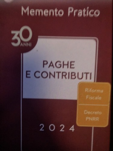 Paghe contributi 2024 - contributi,