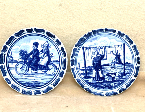 Piattini delf ceramica - delf, in