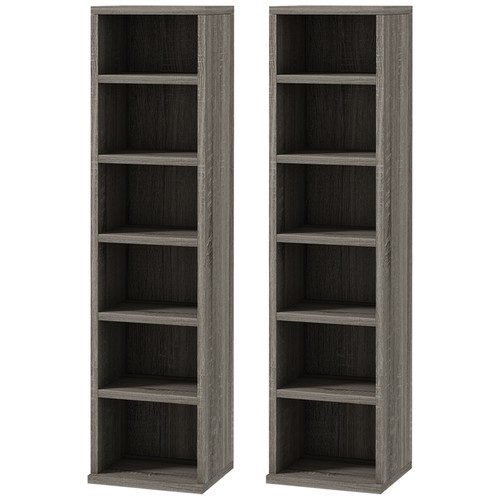 Homcom set librerie - librerie, porta