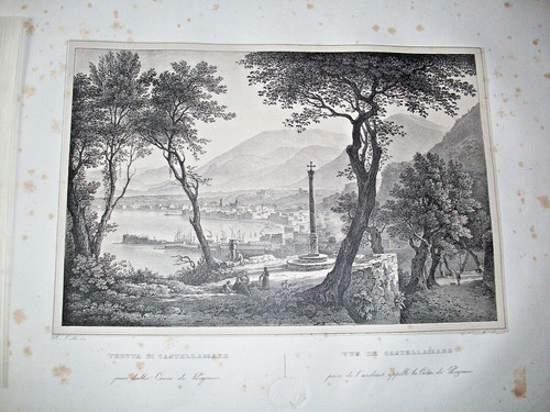 Antiche stampe veduta di - antiche,