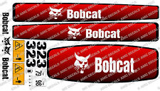 Set Di Decalcomanie Per Bobcat 323 Mini Escavatore