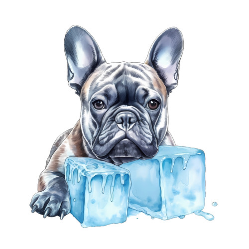Bulldog francese cane auto