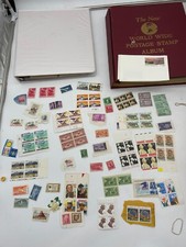 Enorme lotto francobolli francobolli libri francobolli memorabilia vintage affrancatura non marcata