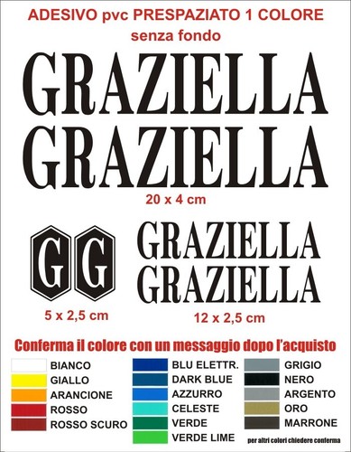 Kit adesivi graziella bici - adesivi,