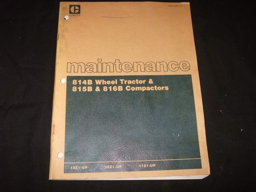 Manuale manutenzione cat - di,