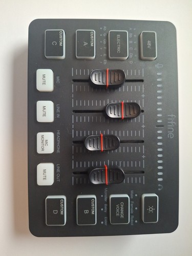 Mixer audio gioco fifine - audio,