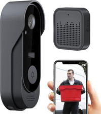Video Citofono Con Telecamera,Video Campanello Senza Fili - Rilevamento Moviment