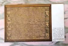 TARGA DIAZ BOLLETTINO DELLA