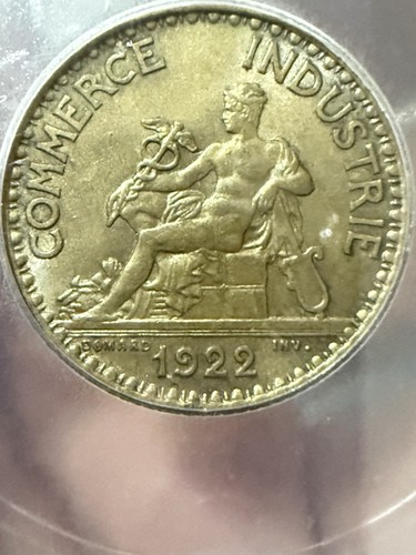 Moneta franco 1922 francia - moneta, 1