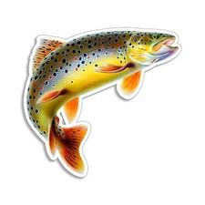 Adesivo decalcomania pesce
