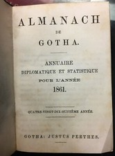 ALMANACH DE GOTHA - ANNUAIRE