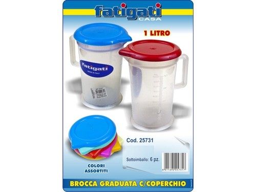Caraffa fatigati graduata - fatigati, con
