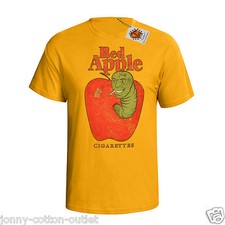 T-shirt rossa mela da uomo