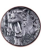 SMILODON Doppio Predatore Gigante Moneta Argento 10 Vatu Vanuatu 2026