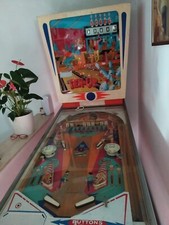 FLIPPER VINTAGE ORIGINALE GOTTILIEB 1973 (TEN- UP) PERFETTAMENTE FUNZIONANTE