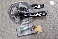 Set pedivelle FSA Full Speed Ahead SL-K light Carbon Mega Evo crank set nuovo 53/39