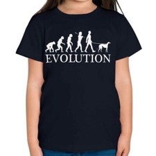 Levriero Evolution Of Uomo T-Shirt Cane Amante Regalo Walker Walking