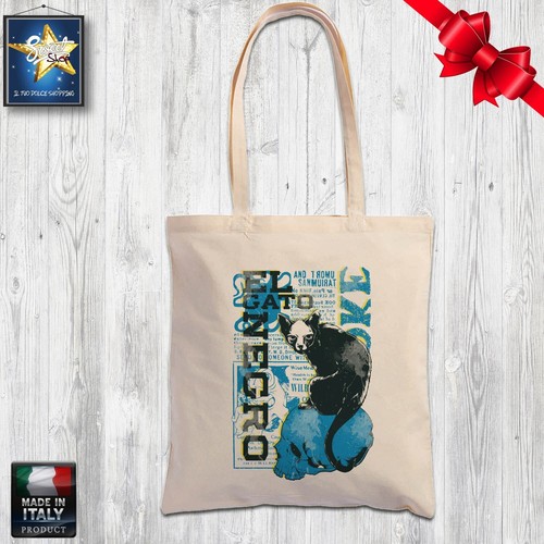 Shopper borsa cotone gato - borsa,