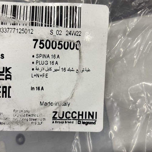 Zucchini spina 16a 75005000 - spina,