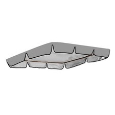 Elegante Copertura Baldacchino Nero Per 2 O 3 Posti Giardino Per Sedia A/dondolo