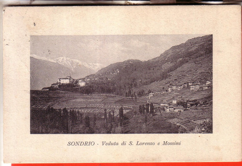 Cartolina sondrio citta fp - ,