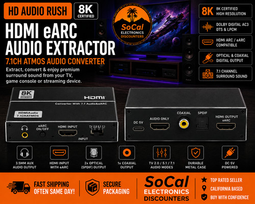 Hdmi earc arc estrattore audio - earc,