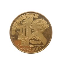 *HH* Medaglia Regioni D'Italia Regione Lombardia Stemma Araldo Medal Gettone