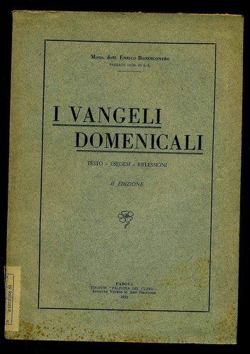 Vangeli domenicali - vangeli,