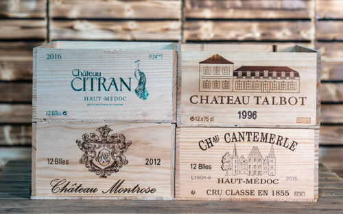 Cassetta porta vino francese
