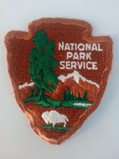 TOPPA PATCH MILITARIA NATIONAL PARK SERVICE VINTAGE DISTINTIVO USA 