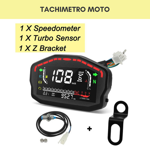 Tachimetro digitale moto lcd - tachimetro,
