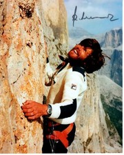 REINHOLD MESSNER foto firmata